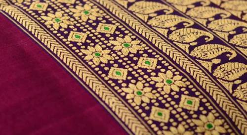 Az Eldora -barlang festménytervezője, Baluchari Saree
