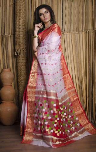 Muslin Jamdani Saree