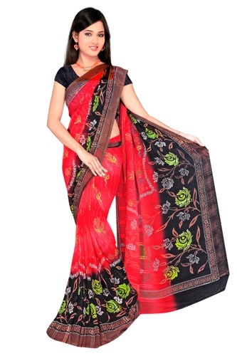 A nyomtatott Surat Saree