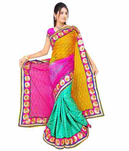 Den farverige Surat Saree