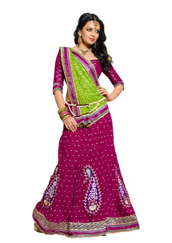 Den flotte Gujarat-fremstillede Surat Saree