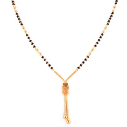 Type Twirl Short Gold Mangalsutra
