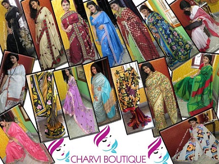 Charvi Saree Boutique Kolkatában