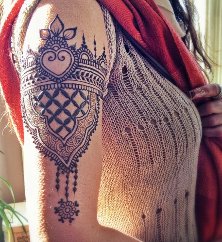 Arab Mehndi Tattoo Designs for Arms