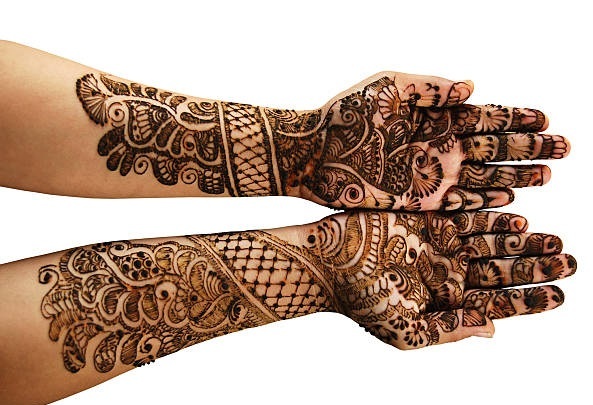 Floral Mehandi tatoveringsdesign