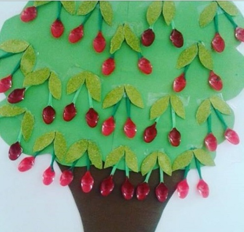 Cherry Tree Fruit Craft