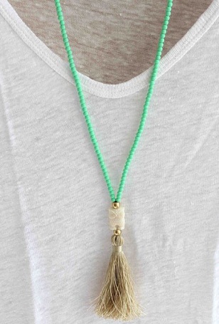Coral Long Necklace Design