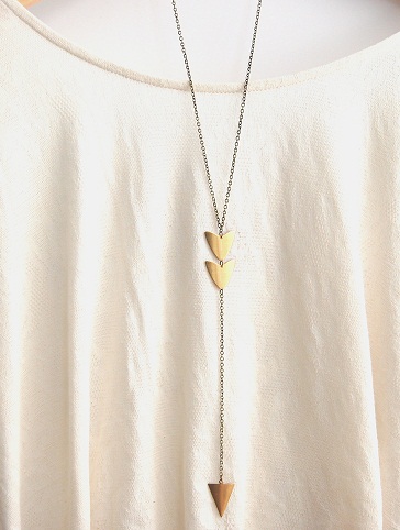Arrow Design Long Necklace Chain