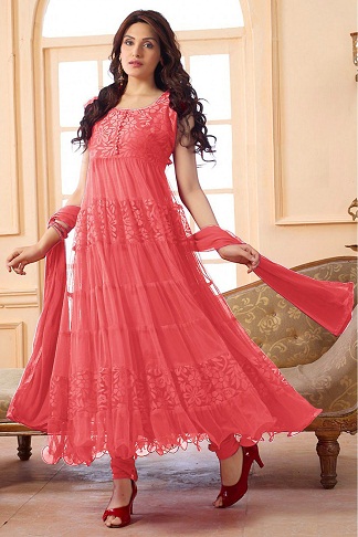 Fersken Brasso Net Anarkali Salwar Suit