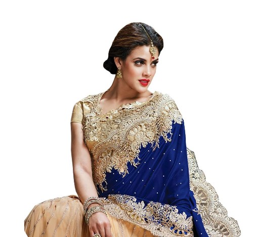 Ultimate Stylist Edition Blue Saree