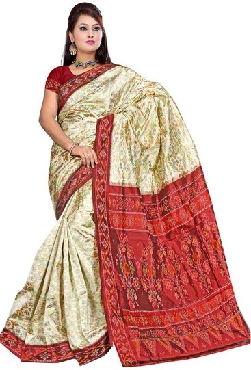 A tiszta selyem Pochampally Saree