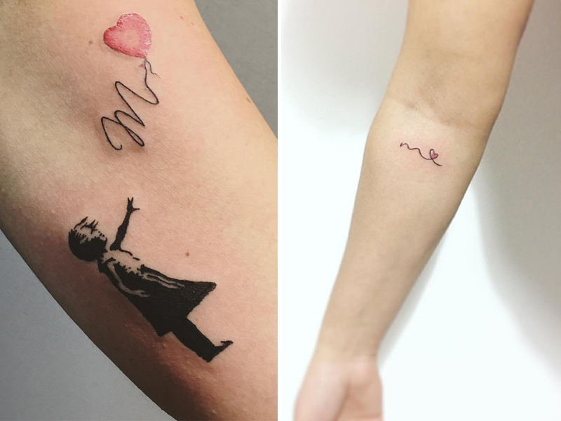 M Letter Tattoo Designs