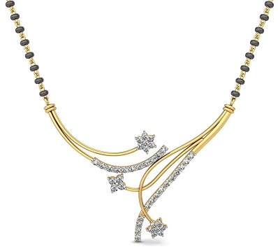 Csillagos gyémánttervező Mangalsutra