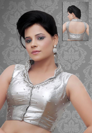 Readymade sølvbluse