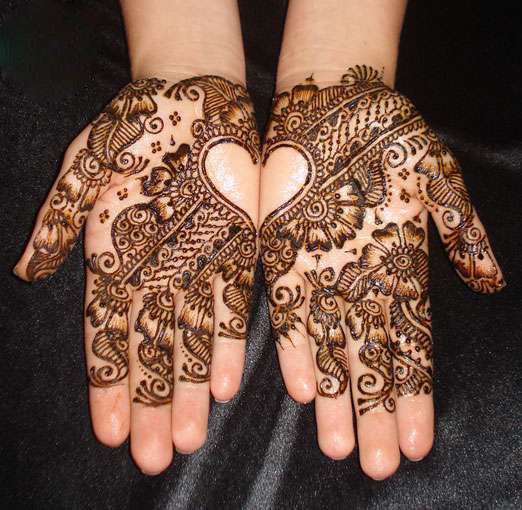 Hjerte Henna Design