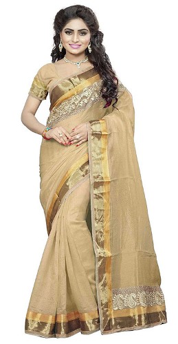 Silkeblandingen Cotton Saree