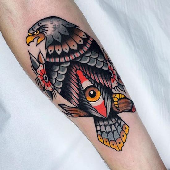 Bedste Eagle Tattoo Designs 8
