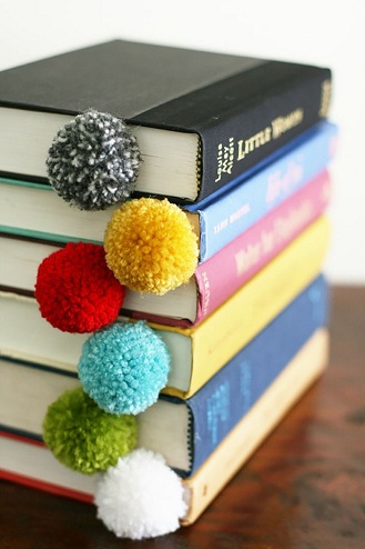 Pompom Bookmark Fun Craft