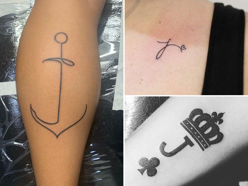 J Letter Tattoo Designs