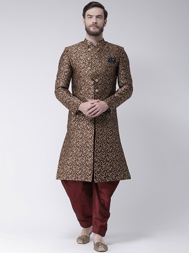 Sherwani og Dhoti Set