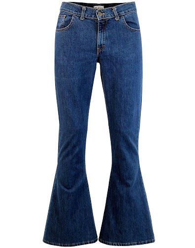 Herre Bell Bottom Jeans