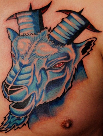 Ghost Stenbukken Tattoo Designs