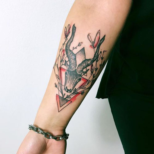 Stenbukken Tattoo Designs 6