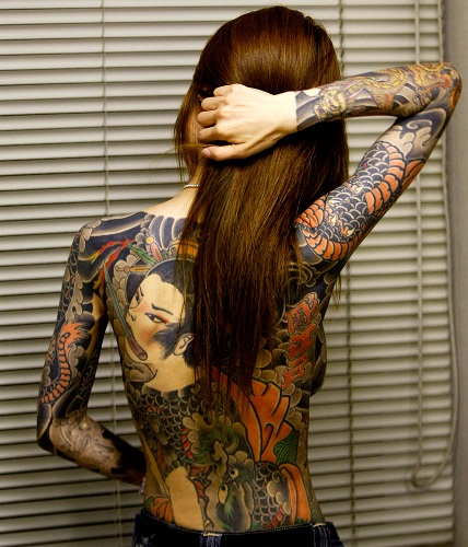 Dress Body Tattoo Designs for Women