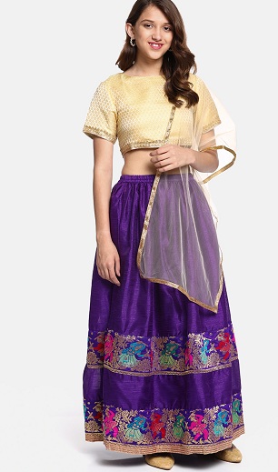 Lehenga Choli til 14 år