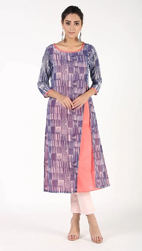 Georgette Long Kurti