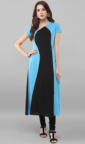 Fancy Plain Long Kurti