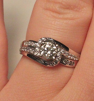Forlovelses diamantring design til kvinder