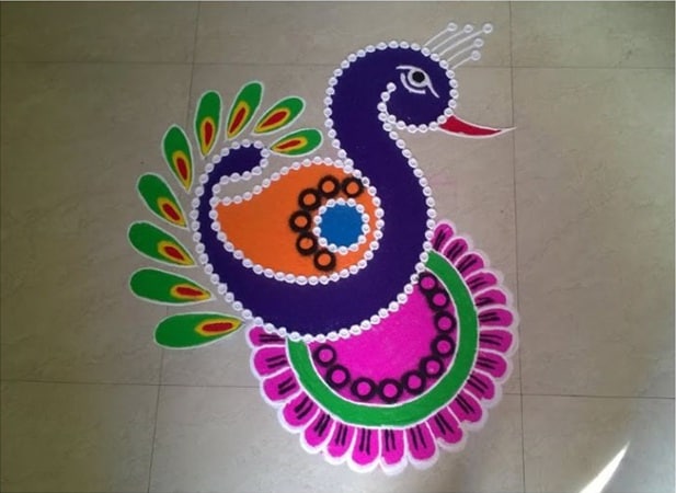 Let dekorativ Rangoli