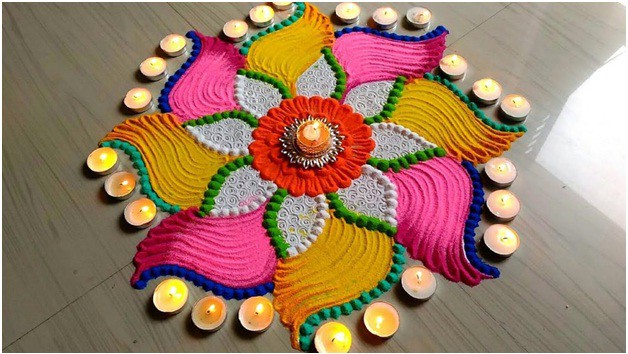 Moderne Diwali Rangoli