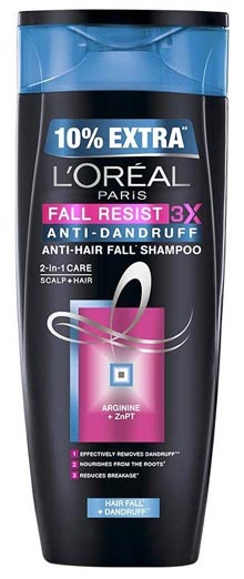 L'Oreal Paris Fall Resist 3X Shampoo mod skæl