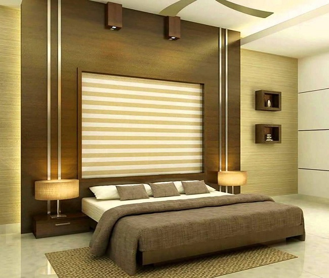 Pvc vægdesign til soveværelse