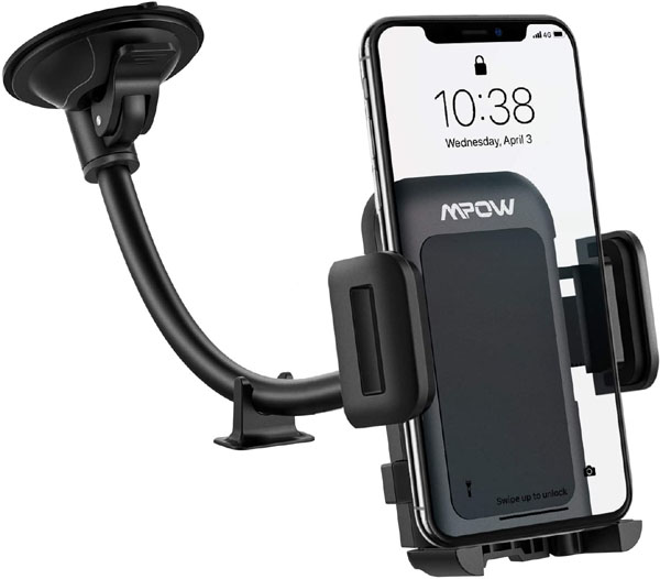 Mpow telefonholder med lang arm forrude