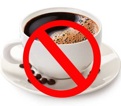 Undgå kaffe
