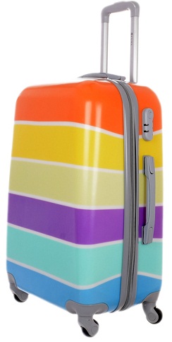 Multi Color Trolley Bag til piger