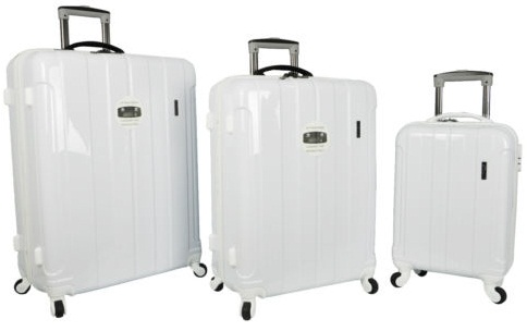 Pure White Hard Shell Trolley Tasker