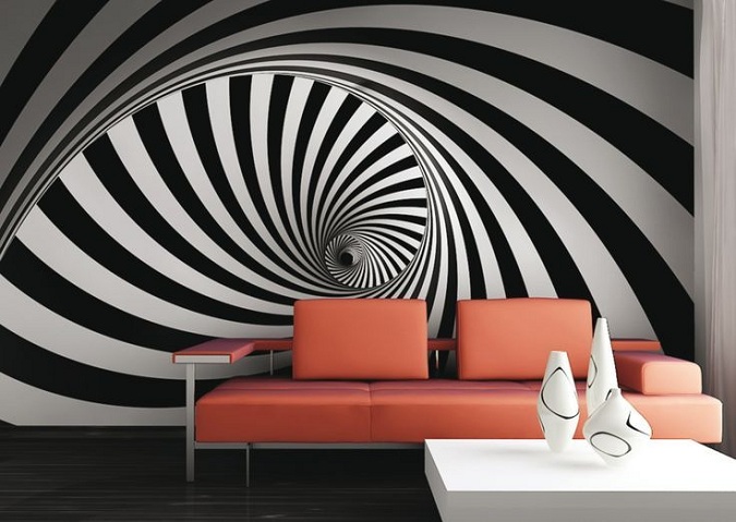 3d maleri designs til stue