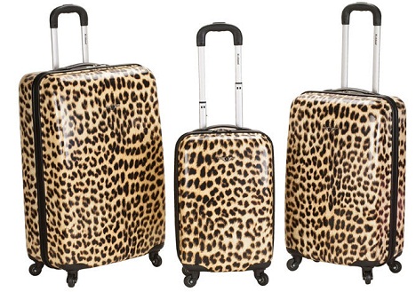 Sød Cheetah Print bagage kuffert