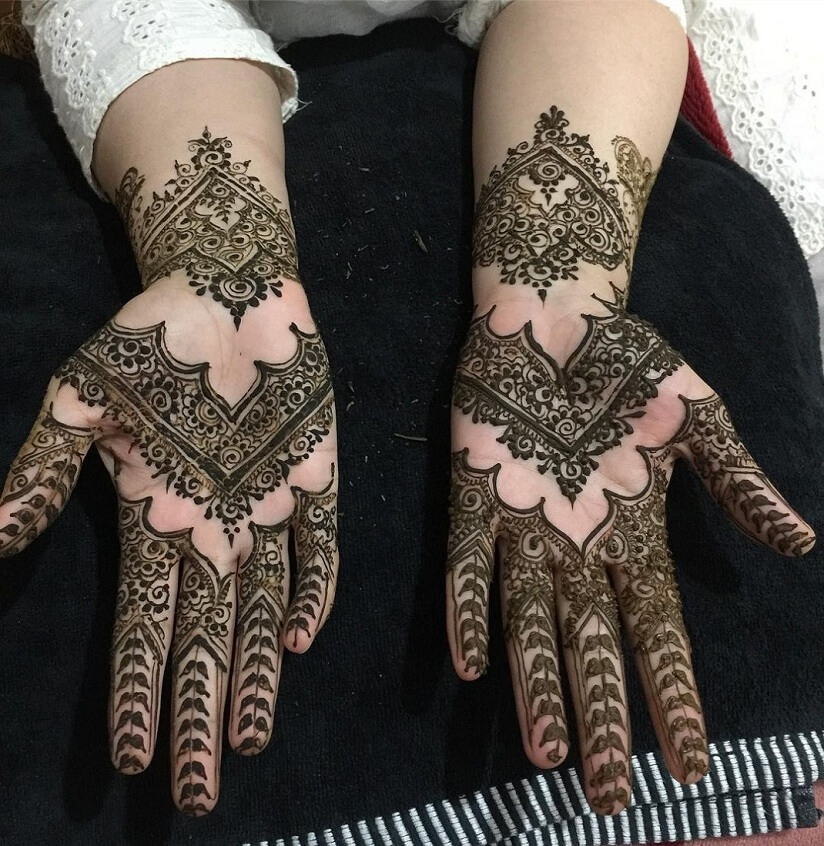 Fusion pakistansk Mehendi Design
