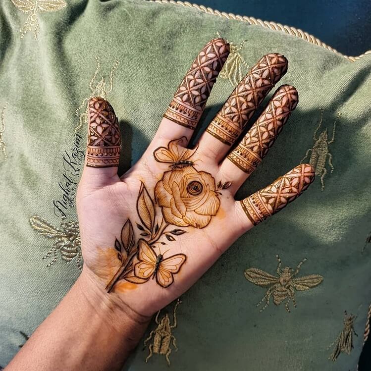 Enkelt pakistansk Mehndi -design