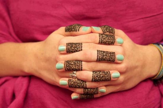 Pakistanske Mehndi Design