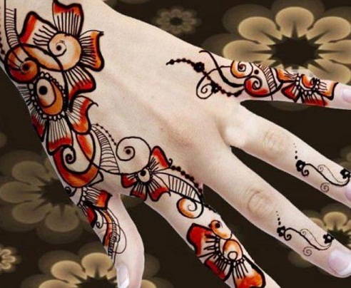 Design i pakistansk Mehndi