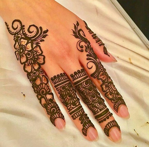 Finger Mehndi Design