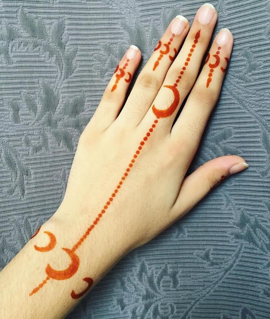 Half Moon Ring pakistansk design