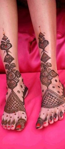 Rajasthani fødder Mehendi designs