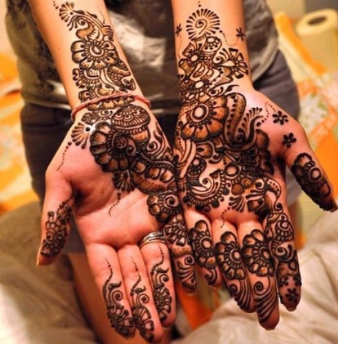 Brude Rajasthani Mehndi designs til piger